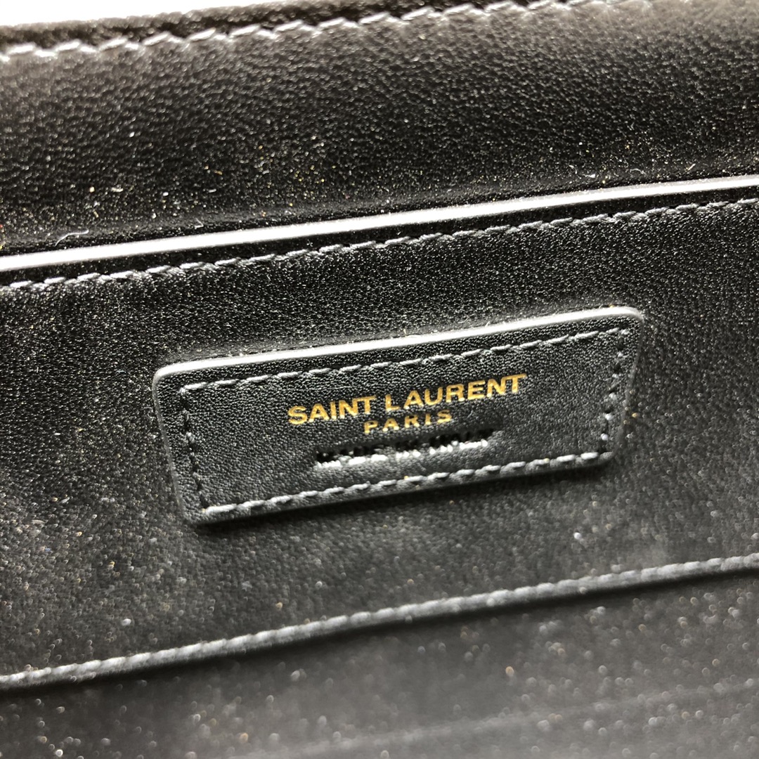 Saint Laurent Solferino Box Medium Calfskin Handbag Shoulder Bag Yellow 634305 